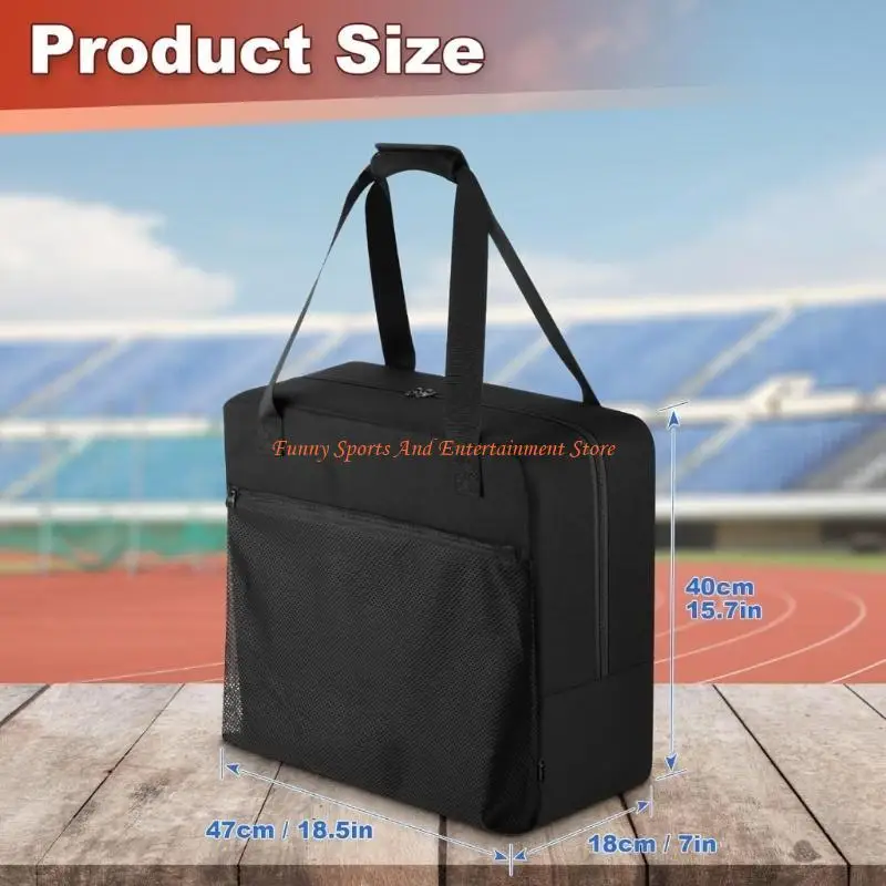

C4DE Stadium Carry Bag With Padded Handles Foldable For Sports Event Picnics Beach Large Capacity Storage