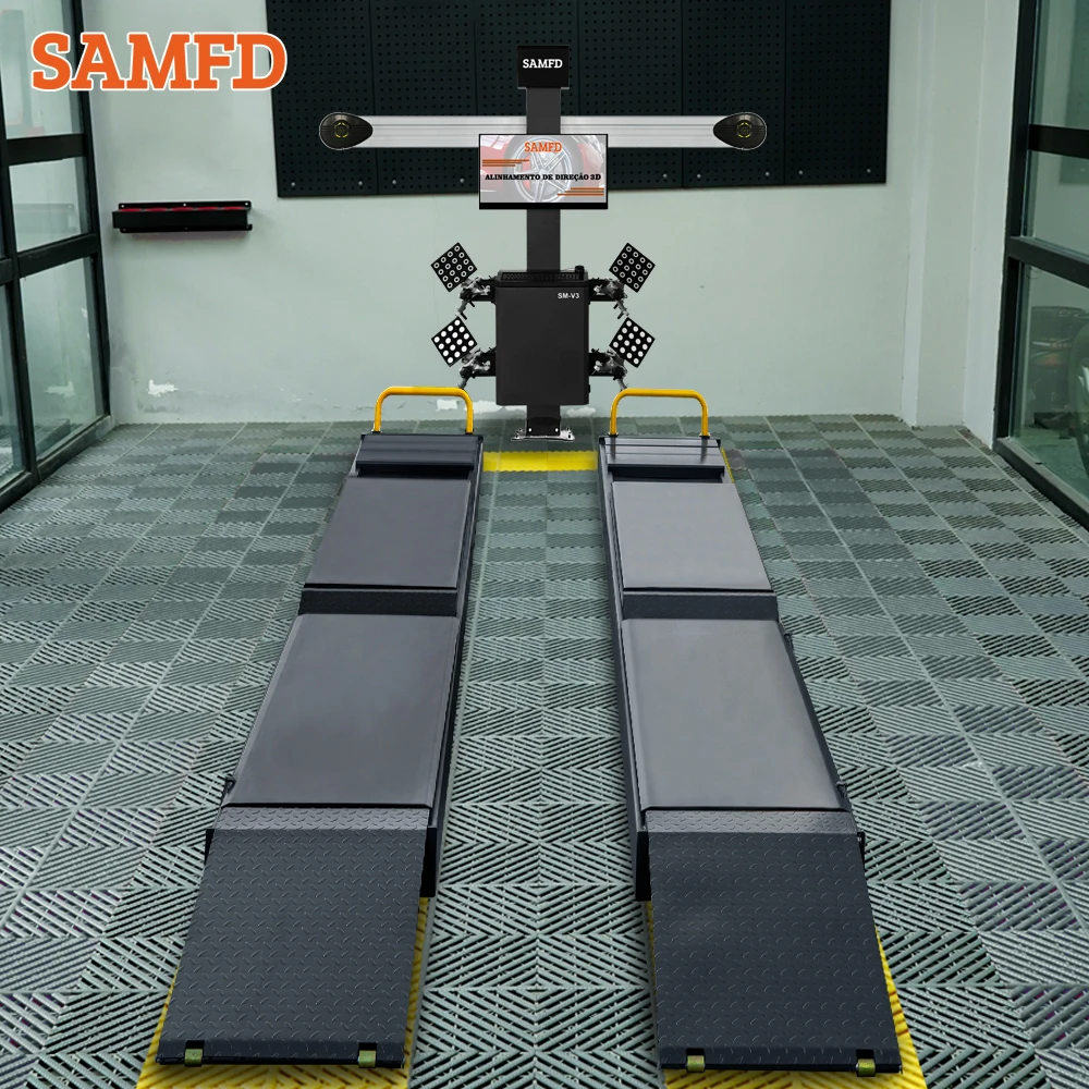 Tire Changer Tire Balancing Machine 3D Four-Wheel Alignment Positioner Equipment