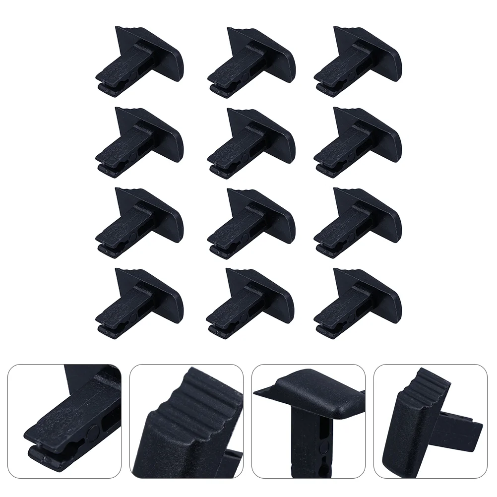 

12 Pcs Extendable Ladder Button Parts Telescopic Telescoping Universal Plastic Replacement Trapezoidal