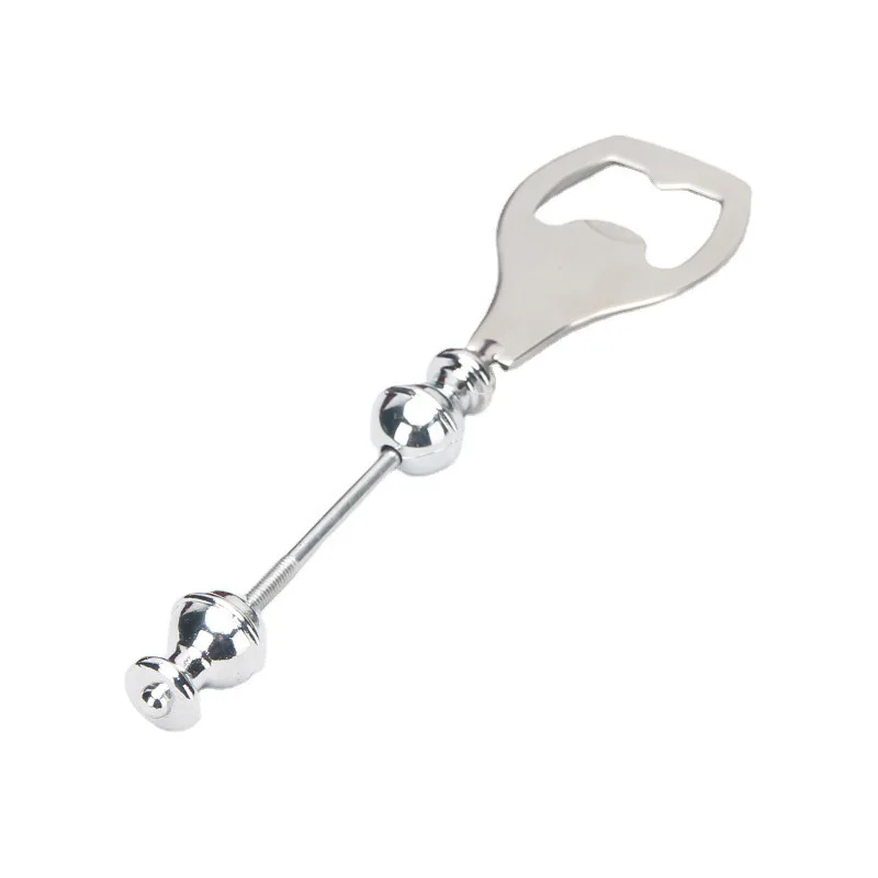 10pcs Beadable Beer Opener Flat Metal Decorative Beaded DIY Bead Bottle Opener Kitchen Tool Durable Easy To Use