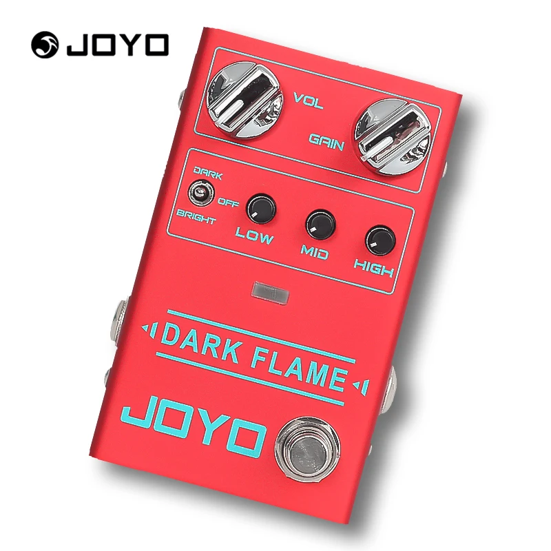 

JOYO R-17 DARK FLAME Distortion Guitar Pedal Effect Metal High Gain Multi Tones 3 Band EQ for Guitar Riff Solo