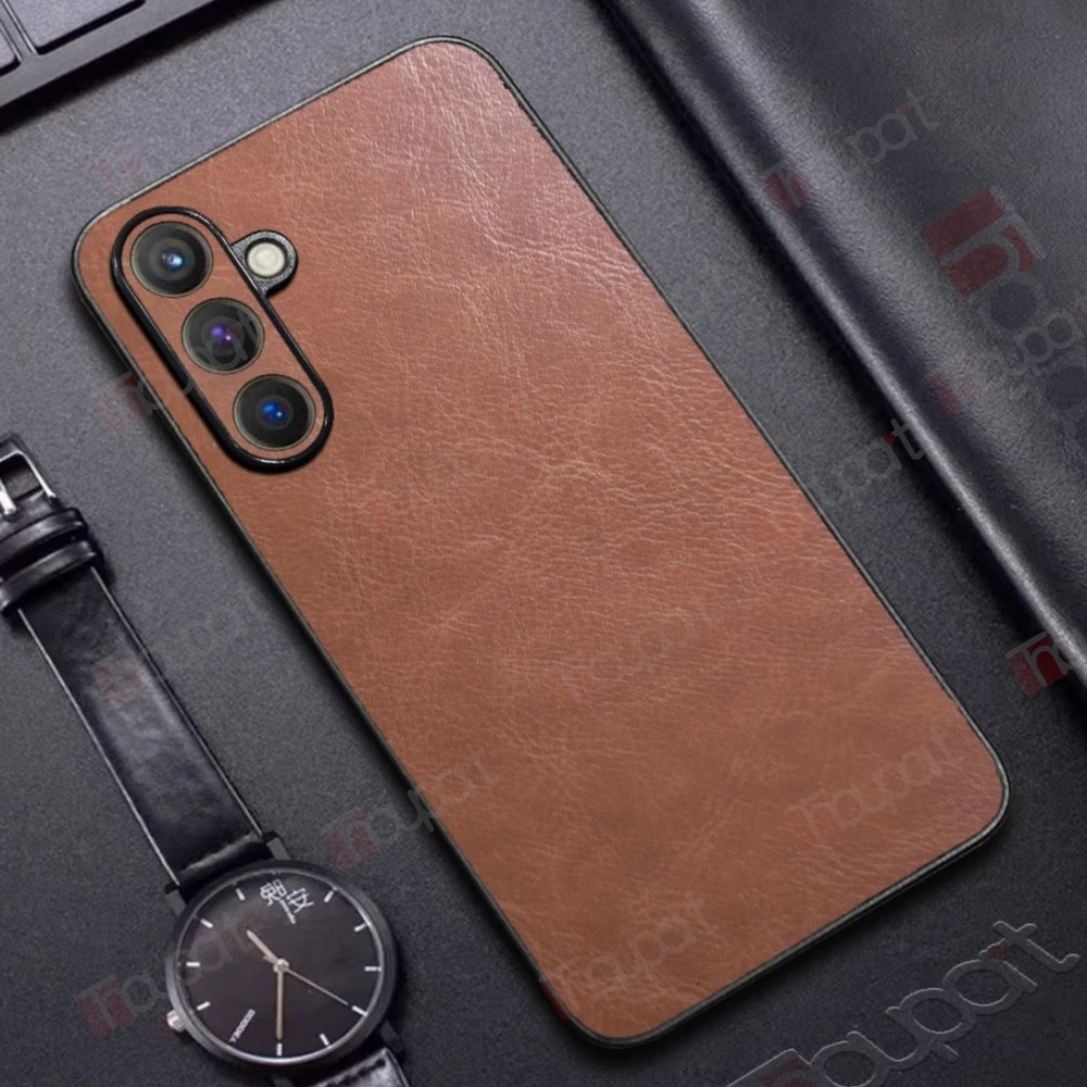 Retro Leather Case For Samsung Galaxy M34 Business Durable Phone Cover For Samsung M34 Case