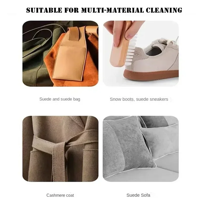 Tumbled Leather Shoes Suede Brush Raw Rubber Brush Special Eraser Cleaning Anti Buckskin Velvet Shoe Brush Suede Boots Brush