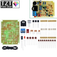 TZT 88-108MHz FM Frequency Modulation Wireless Microphone Module DIY Kits Transmitter Board Parts DC 3-6V FM Transmitter Module