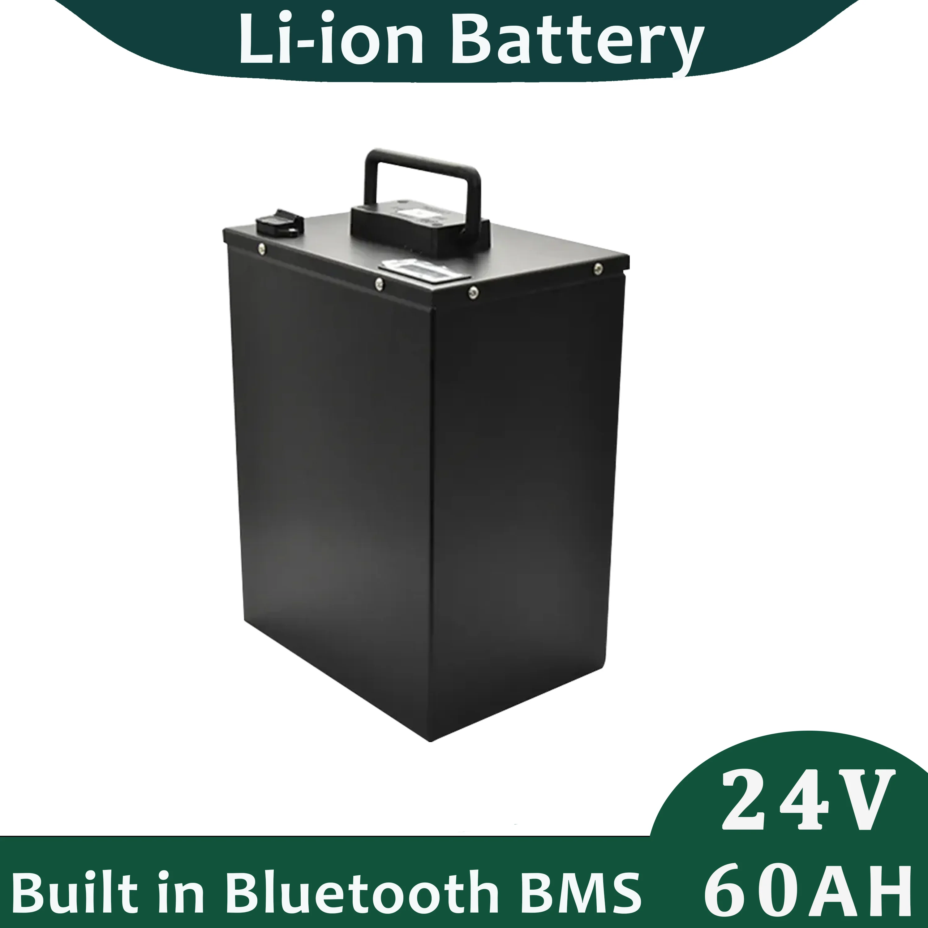 Lithium Ion Battery Pack 24V 60AH Lithium Battery For Electric Cart Outdoor Mobile Power