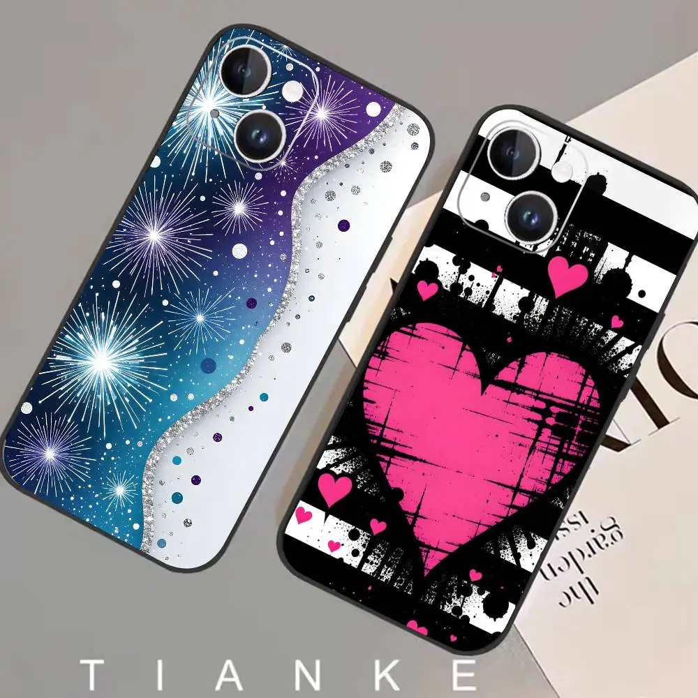 

Y2k J-INS Graffiti Phone Case For iPhone 17 16 15 14 13 12 Max Plus Silicone Black Cover
