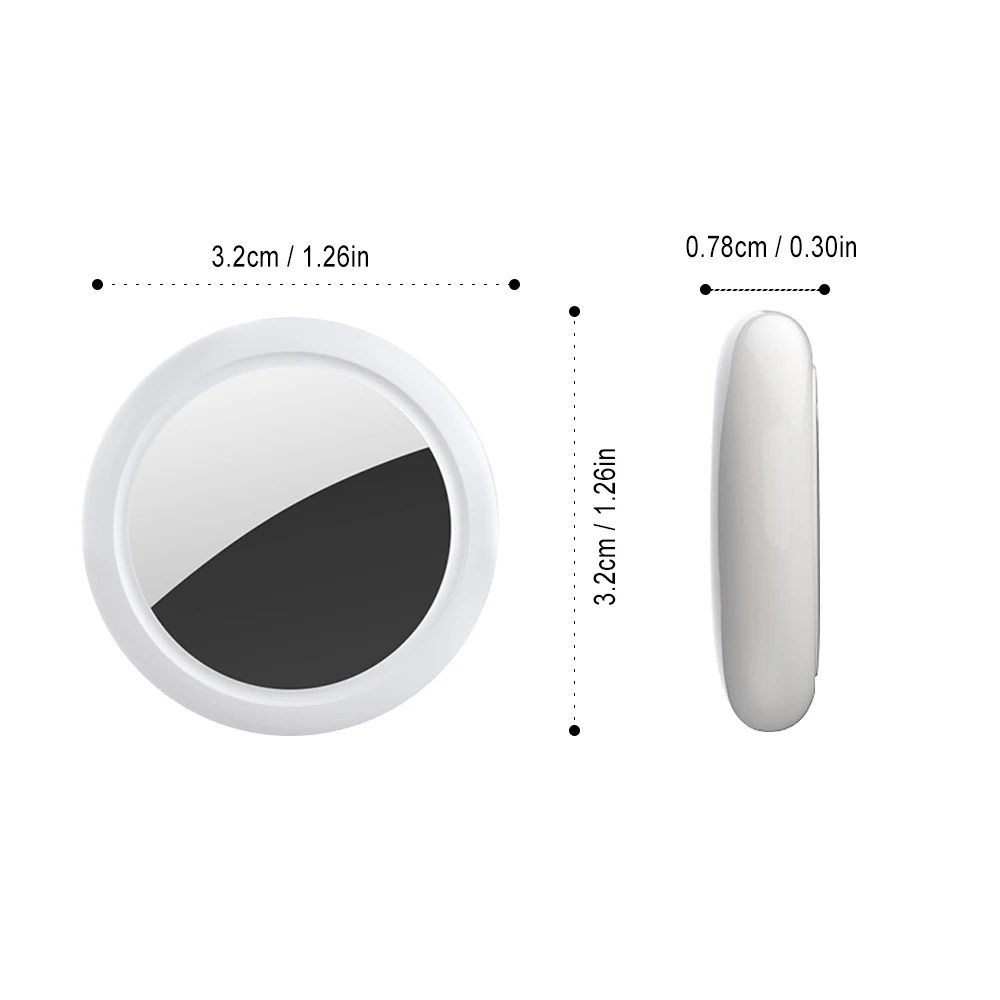 Smart Anti Lost Tracker Item Locator Works with Find My App Compatible with iOS Portable Key Finder for Bag Keys Luggage Purse