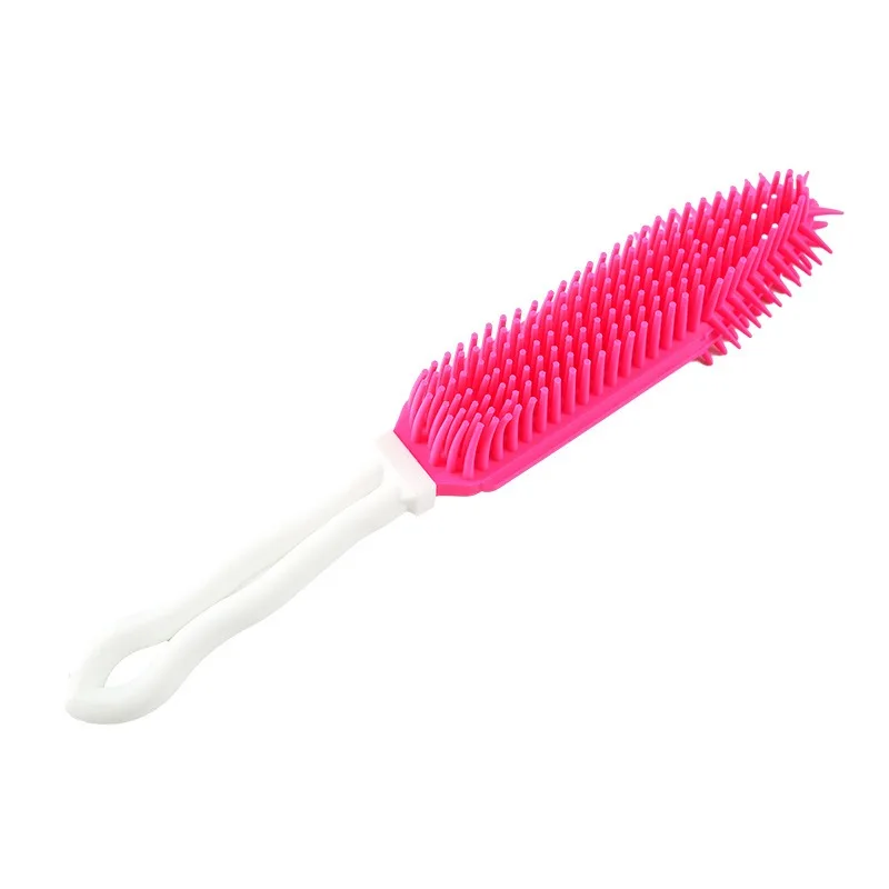 Cepillo de baño para mascotas de silicona suave para masaje_voghion.com