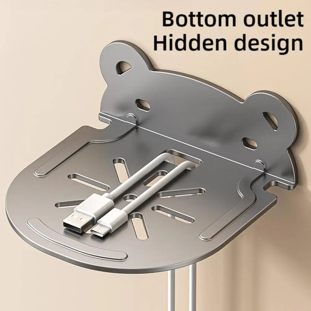 For HY300 Pro Projector Bracket Storage Rack Wall Mounted Bracket Indoor Non Perforated Monitoring Bracket Router Wall Bracket ﻿