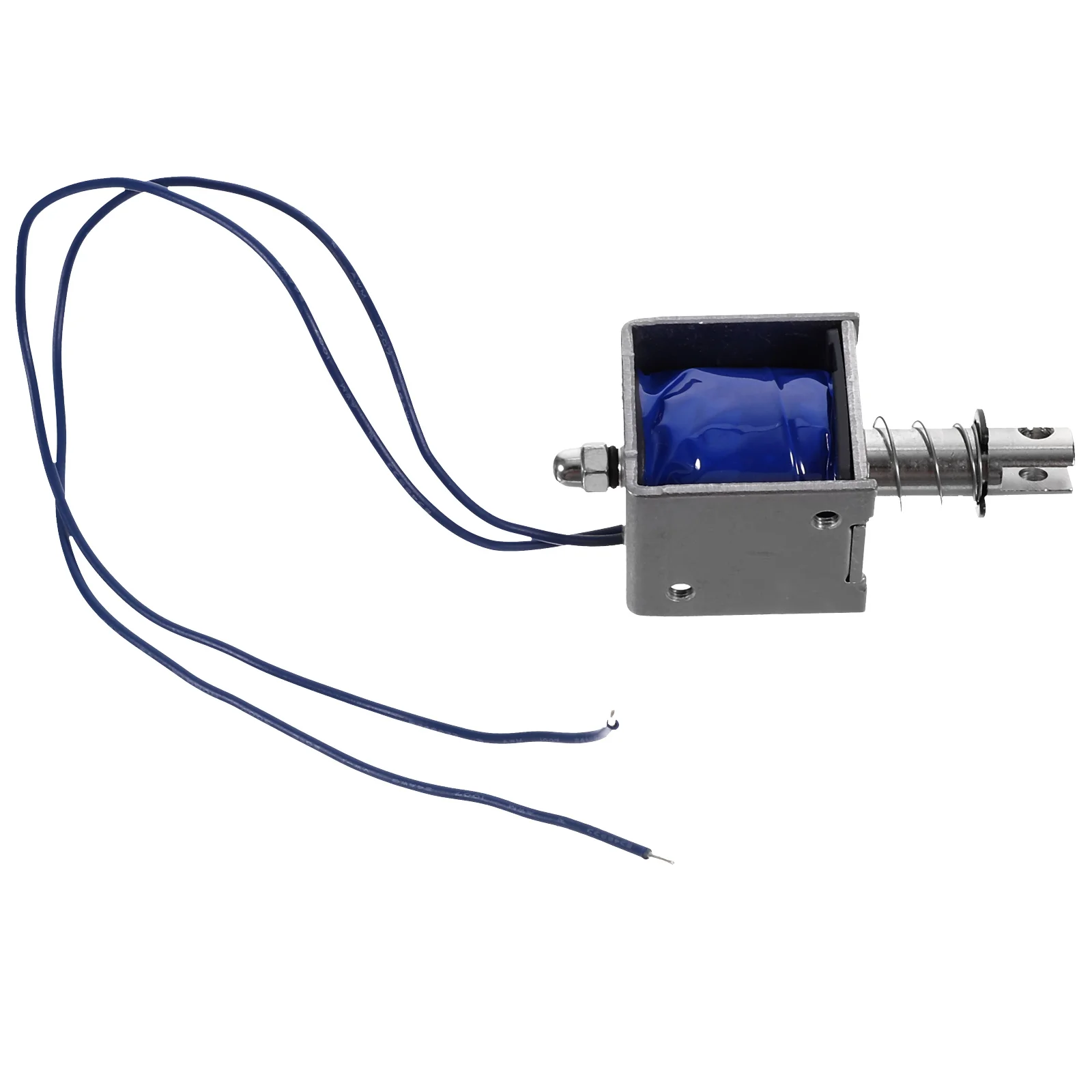 

Push Pull Solenoid Electromagnet 8 5mm Stroke DC12V Mini Linear Open Frame Plunger Spring Return Electromagnet Long Life