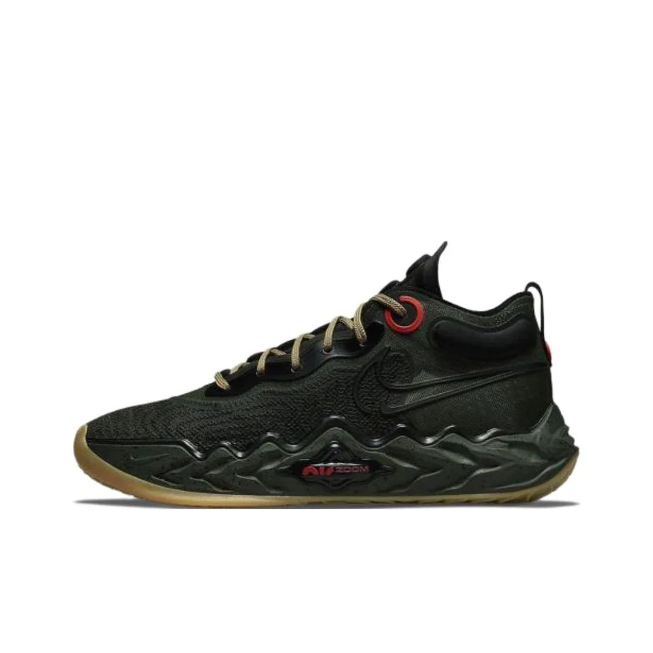 Nike Air Zoom G.T. Run Basketball Shoes Men's Mid Top Army Green DA7920-300
