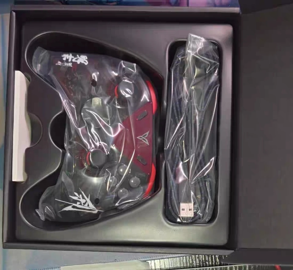 Salesl Flydigi Apex 5 WUCHANG Fallen Feathers Limited 3-modus gamecontroller RGB-lichtstrip Kleur interactief display PC NS