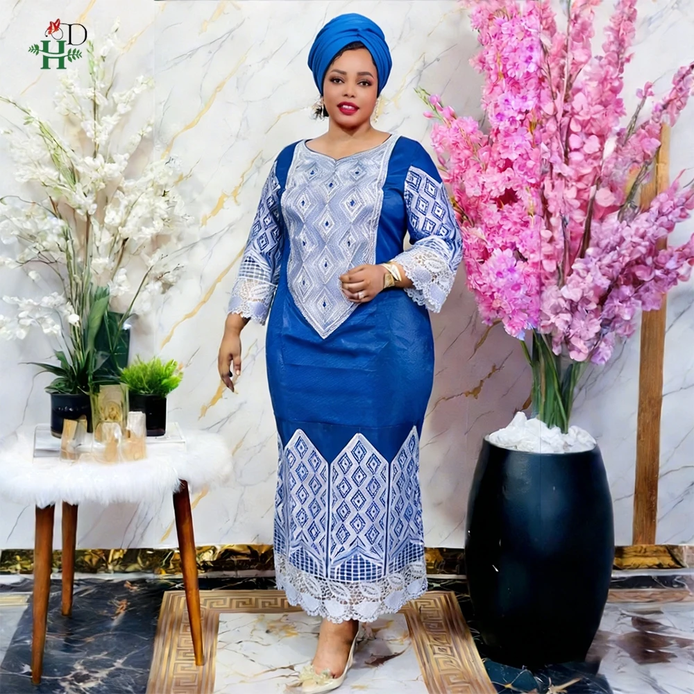 Vestidos Africanos H&D para Mujer, Vestido Turco Bordado, Túnica Africana, Ropa Africana Tradicional, Boubou Africain, قفطان مغربي