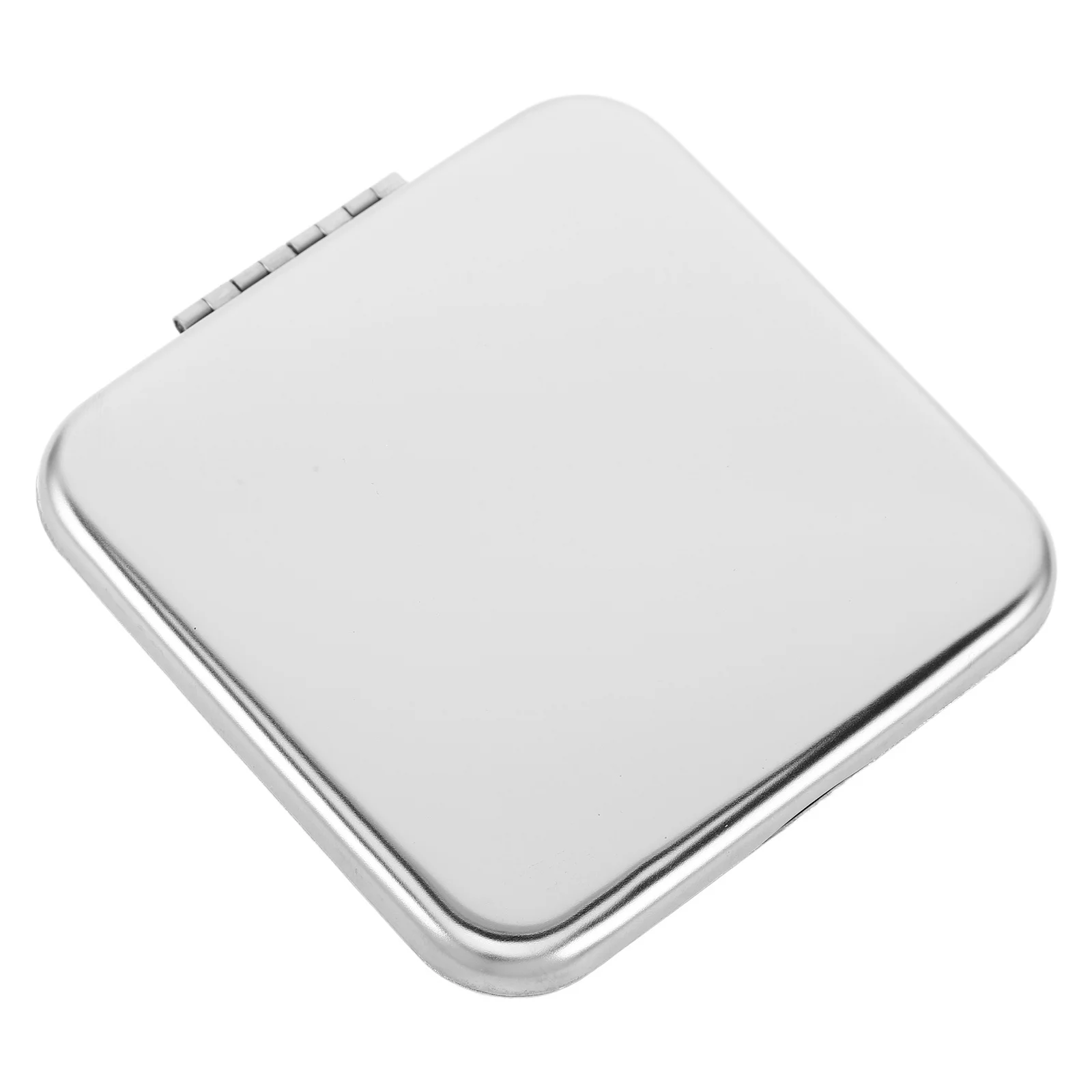 Compact Stainless Steel Double Sided Folding Mirror Mini Portable Makeup Handheld Travel Pocket Purse Mirror Portable Mirrors