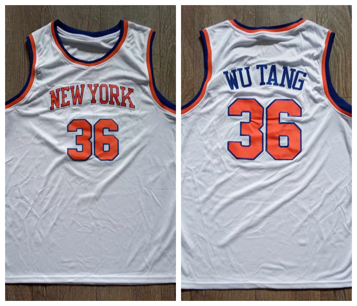 Wu-Tang Clan New York # 36 3D-Druck Basketball-Trikot Herren Sommer-Sportweste Atmungsaktiv Schnelltrocknend Streetwear Y2K-Kleidung – Detail 2