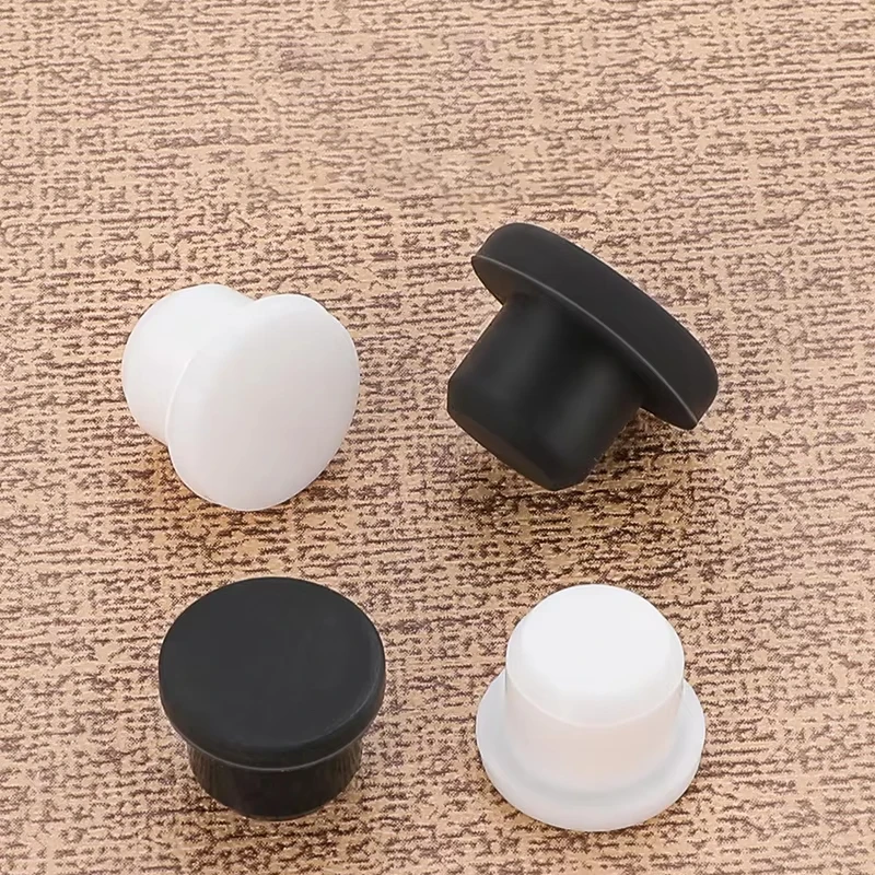 

18TW Black Rubber Feet Chair Floor Protector Non-slip Furniture Feet Table Leg Cover Speaker Cabinet Bottom Pads Funiture Parts