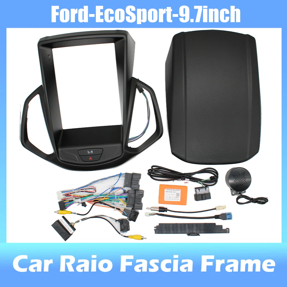 

9.7-inch 2din Car Radio Dashboard For Ford-EcoSport 2013-2016 Stereo Panel, For Teyes Car Panel With Dual Din CD DVD Frame