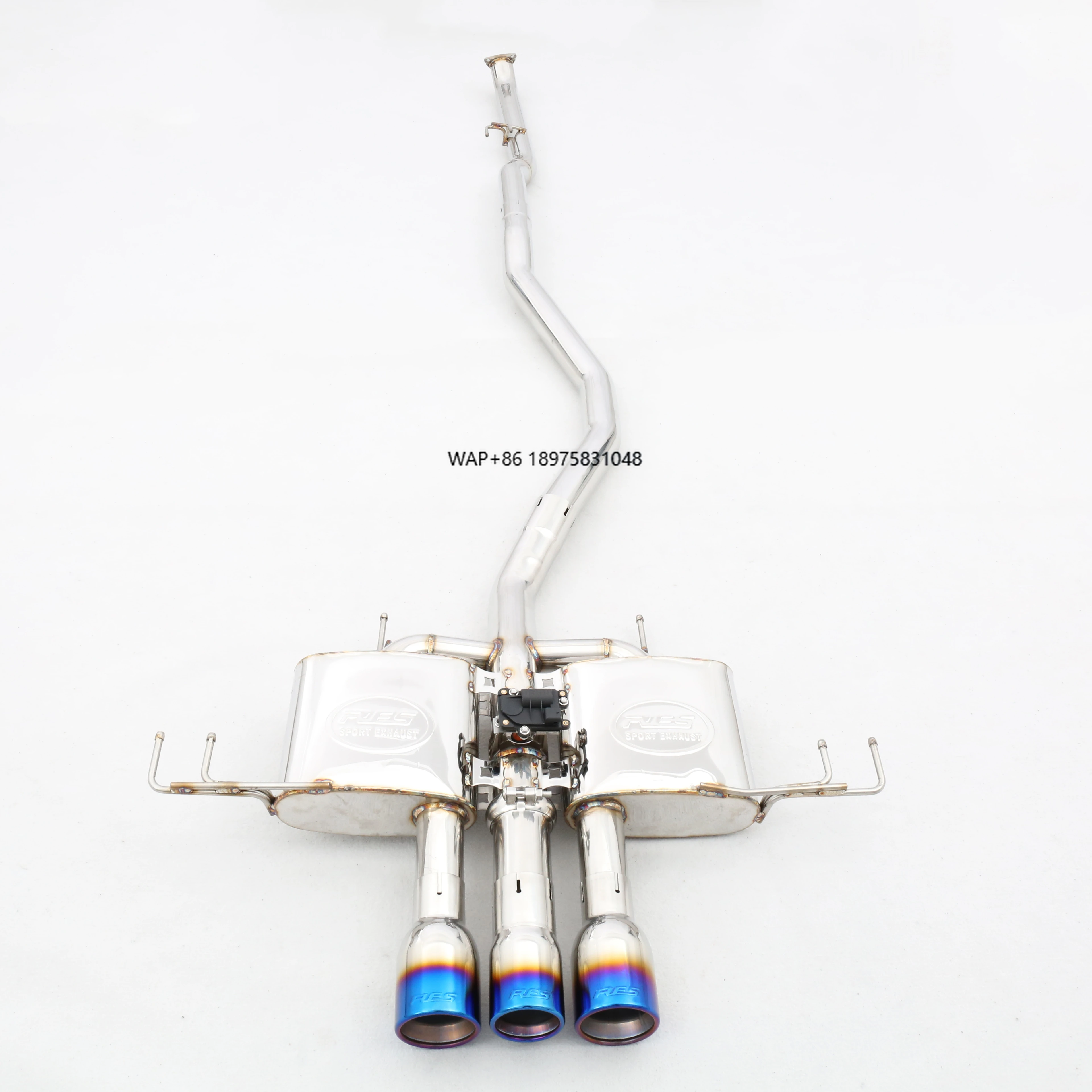 

Custom for Type-R FK8 2.0T Exhaust System 304 Stainless Steel/Titanium Valved Pipes