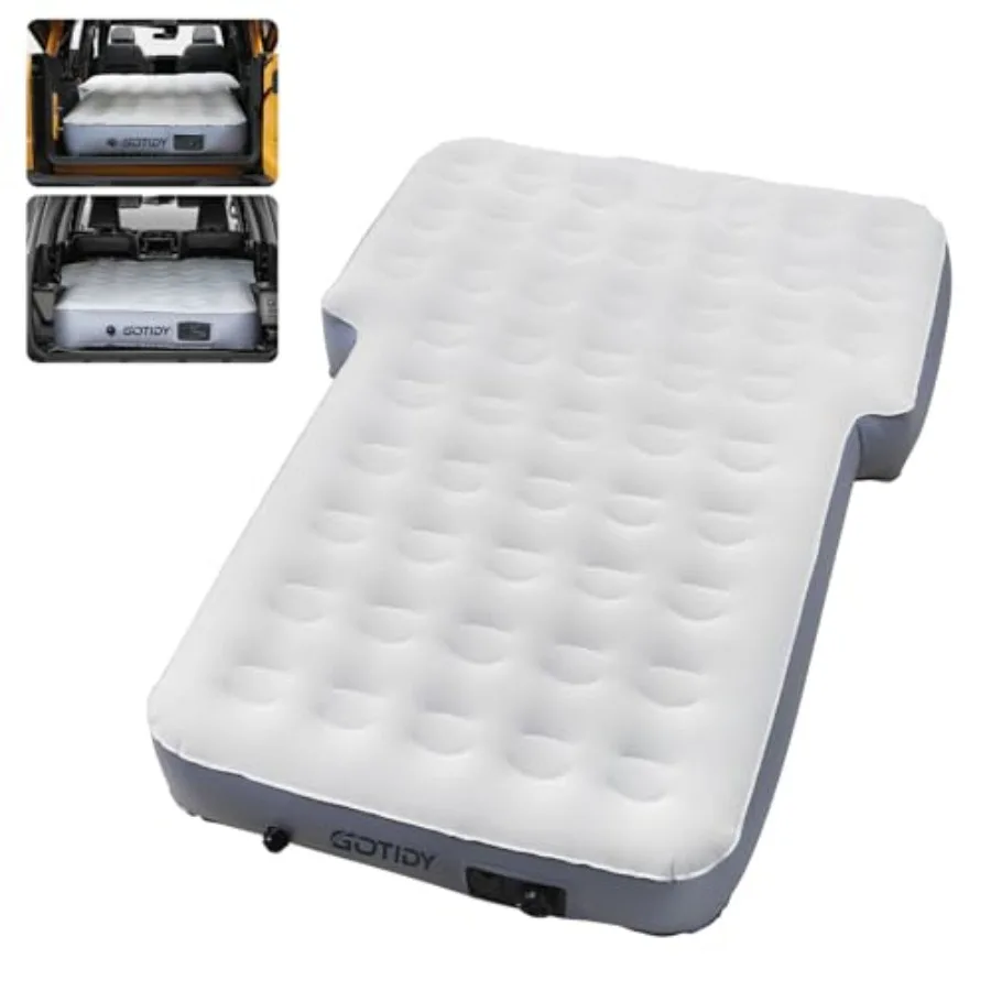 

65'' SUV Air Mattress Pad for SUV Trunk 10 Inch Ultra-Thick Inflatable Car Mattress SUV Camping Bed with Built in Pump