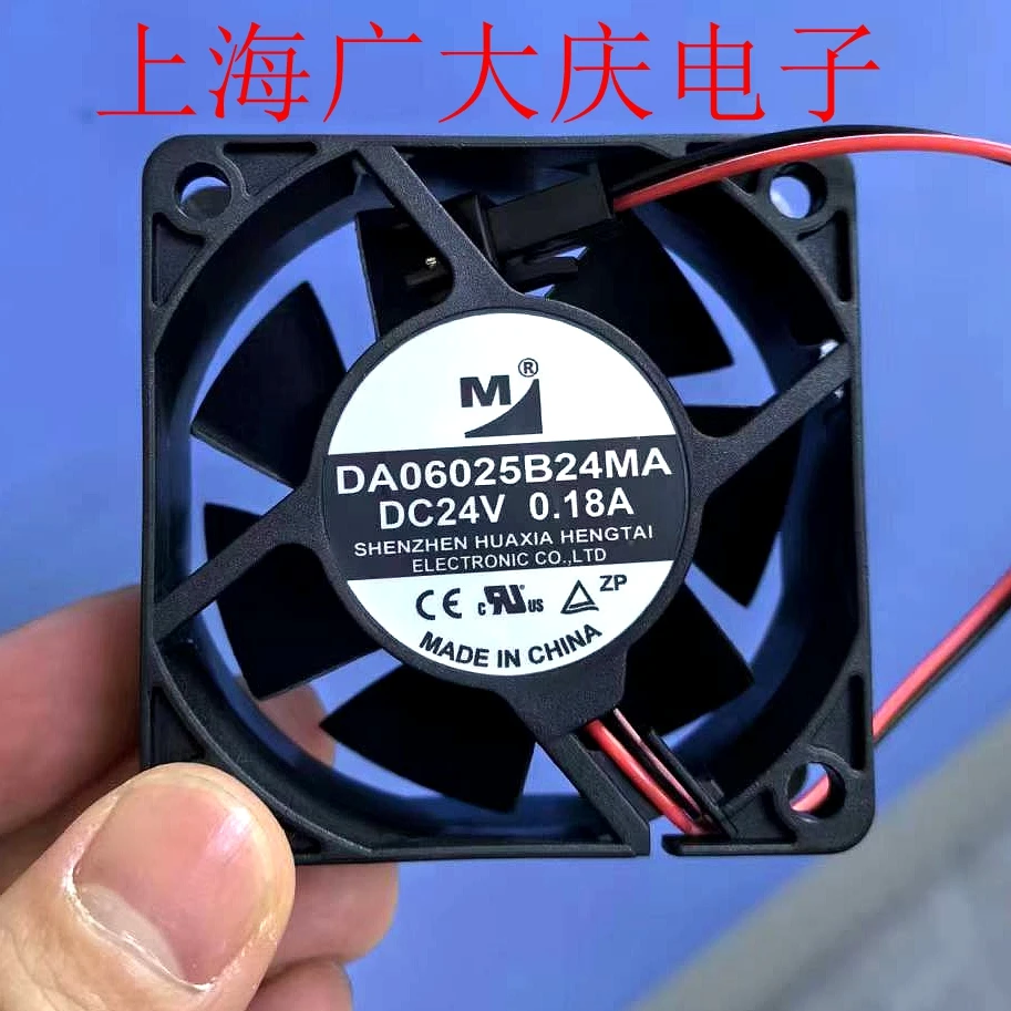

M DA06025B24MA DC 24 В 0,18 А 60x60x25 мм 2-проводной охлаждающий вентилятор для сервера
