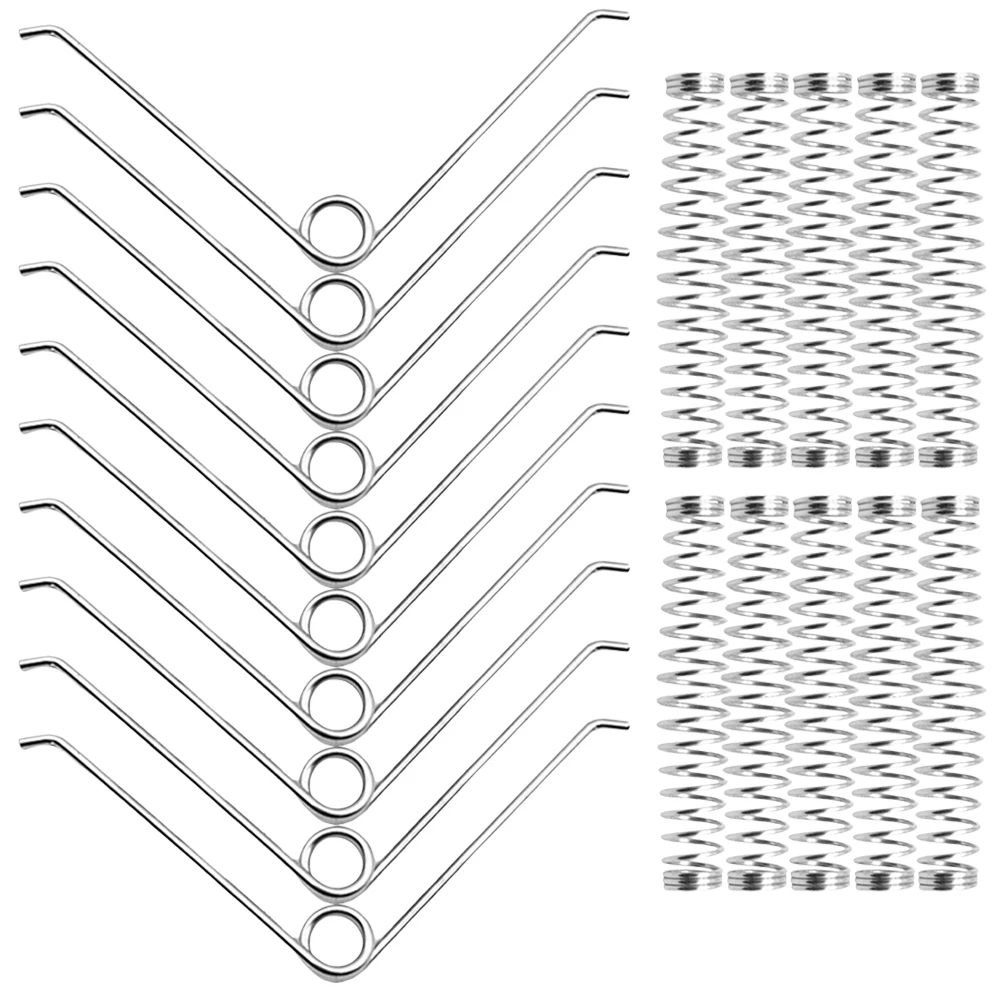 

20 Pcs Spring Accessories Pruner Replacement Parts Garden Tool Stainless Steel V Shape Springs Handheld Scissors