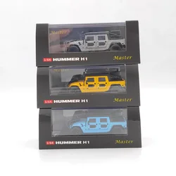 1:64 Master H1 Pickup Truck Shelf Diecast Toys Car Models Collection Gifts Limited Edition