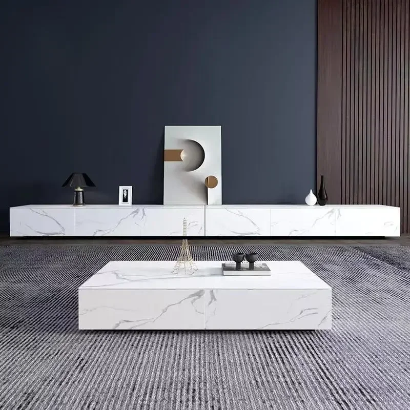 Organizador universal tv stands centro nordic prateleira piso lareira branco nordic salão de tv mesa luxo muebles móveis para casa