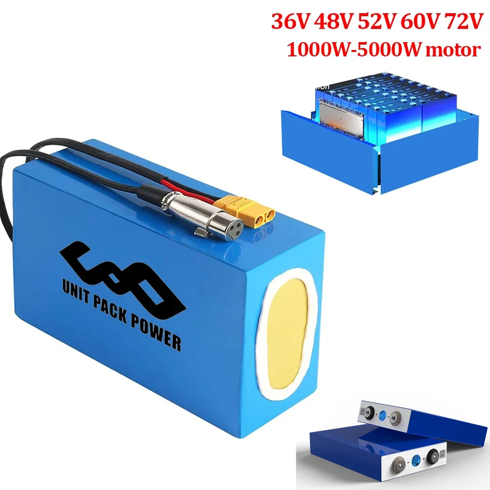 48V 52V 60V 72V 50Ah 40Ah eScooter Batterij voor 5000W 3000W 2000W 1000W motorfiets/Trike/Go-Kart/Waterdichte Lithium Batterij - afbeelding 2