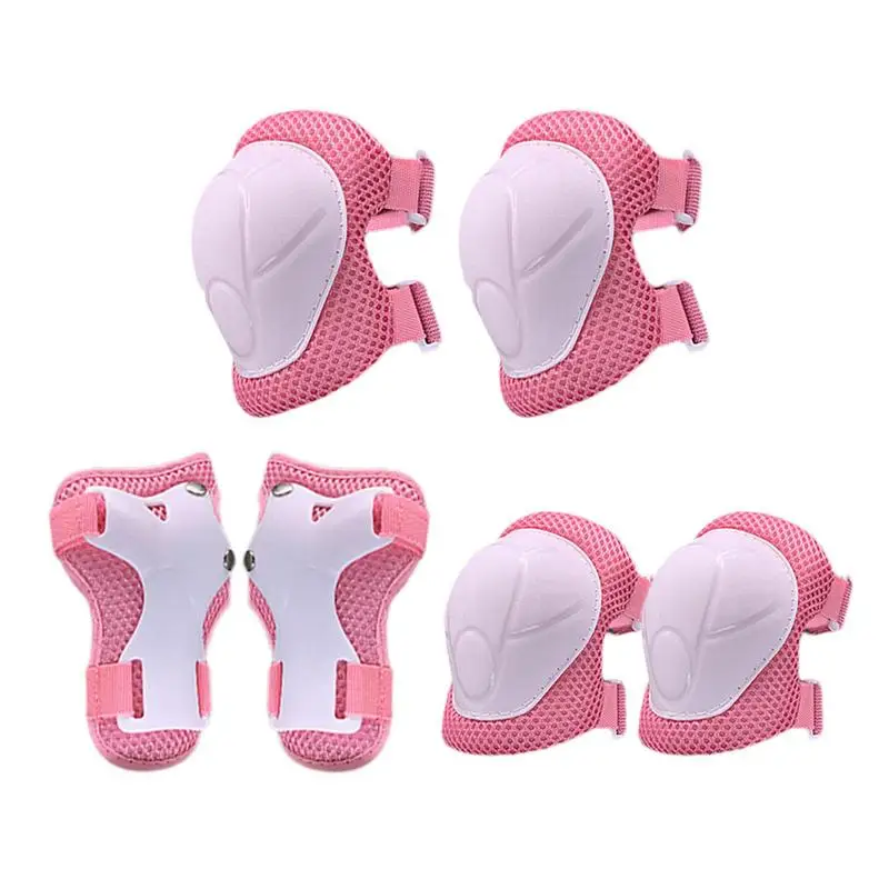 Kids Knee Pads And Elbow Pads Set 6 In 1 Skate & Skateboarding Elbow Pads Kids Knee Pads And Elbow Pads Wrist Guard Protector