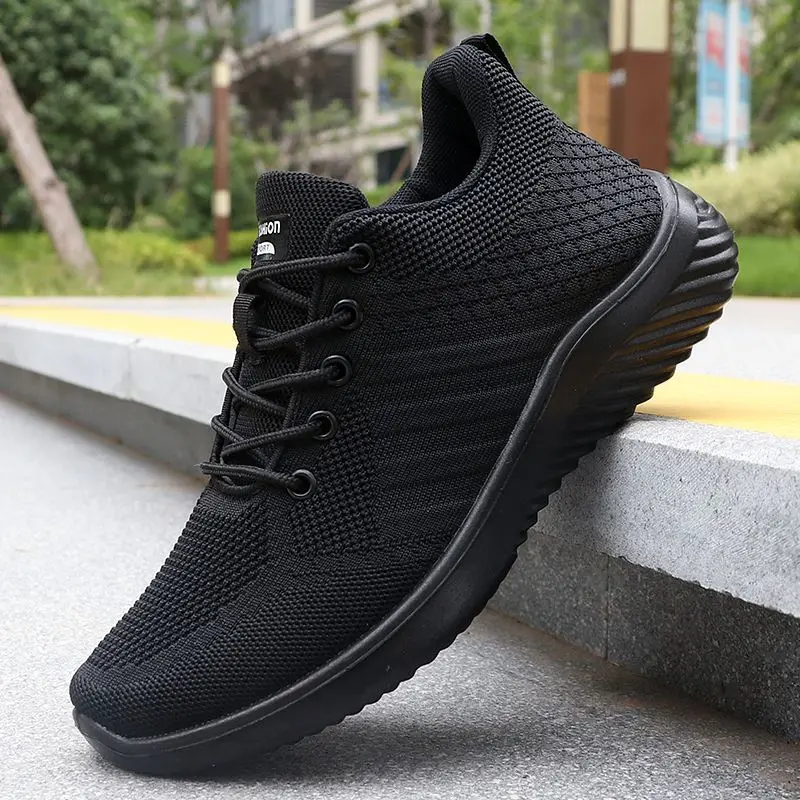 

Men's Running oes Summer New Sle Breathable Me Sneakers Low Top Flat Heel Sport Casual Footwear for Youth And Middle-Aged