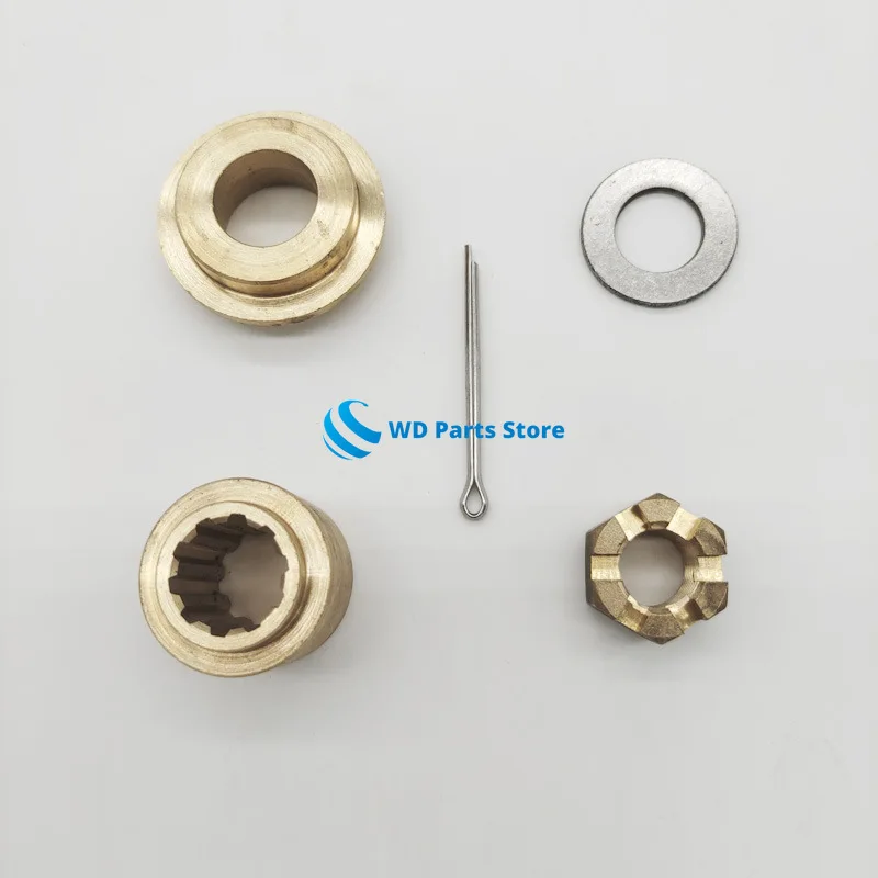 Propeller Hardware Kits(Thrust Washer/Spacer/Nut/Cotter Pin) For SUZUKI Outboard 40-65HP