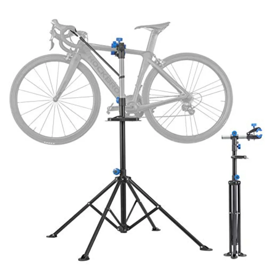 

ROCKROS ike Repair Stand icycle Maintenance Rack ike Stand for Maintenance eigt Adjustale Foldale ike Repair Mecac Stand wit To