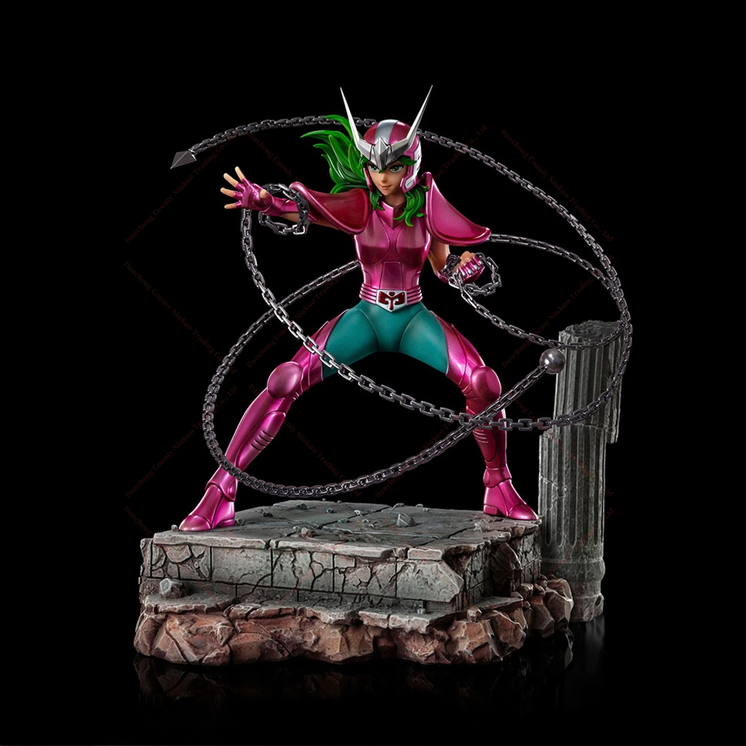 

Предварительная продажа, свинка-пузырь, железная студия, масштаб 1/10, Saint Seiya Andromeda Shun игрушечная статуэтка, коллекционный подарок