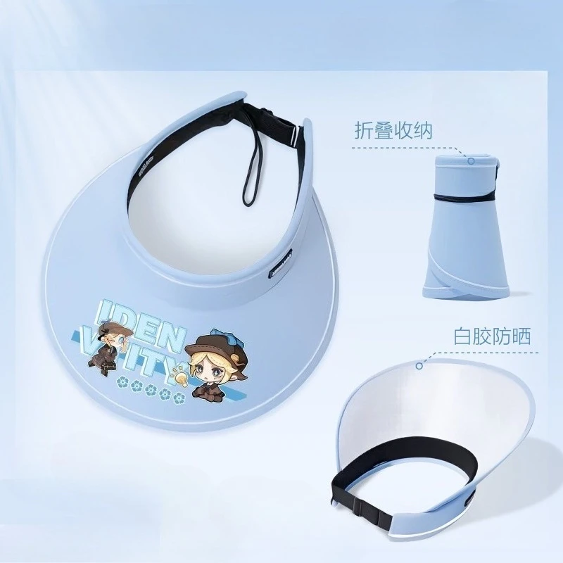 الهوية الخامس Naiad غريس البستاني إيما وودز سجين لوكا البلسا الكرتون لطيف طباعة في الهواء الطلق الأشعة فوق البنفسجية الظل فارغة أفضل قبعة هدية عيد #2