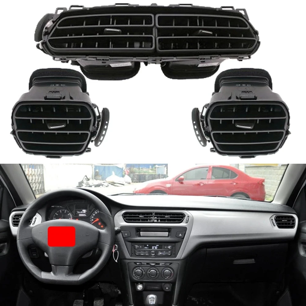 Car Air Condition Air Vent Outlet Panel Grill for Peugeot 301 Citroen C3 Elysee 96764765ZD