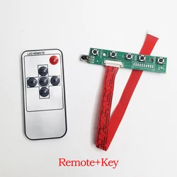 Remote+5 button Key switch with IR for PCB800 series infrared remote control car AV display monitor universal (without battery)