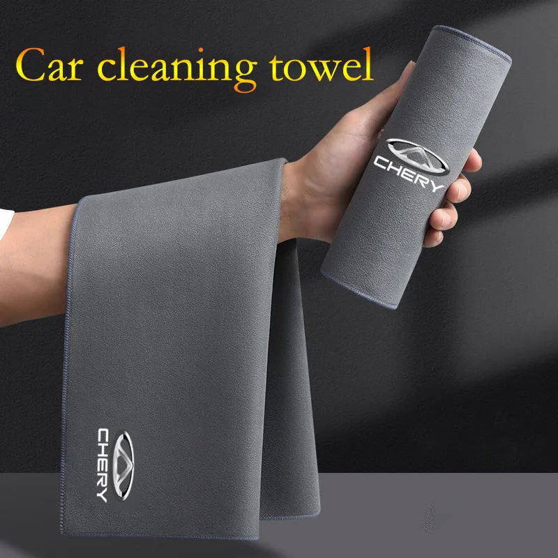 Car cleaning microfiber towel suede coral fleece dry cloth for Chery Tiggo Pro 8 Chery 5 7 T11 E3 E5 GX 5X Arrizo EQ7 IQ QQ Fulw