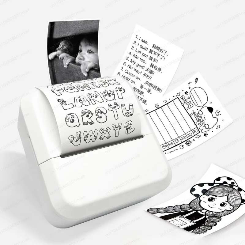 Mini Label Machine Wireless Thermal Photo Receipt Paper Portable Printer Home Storage Printer
