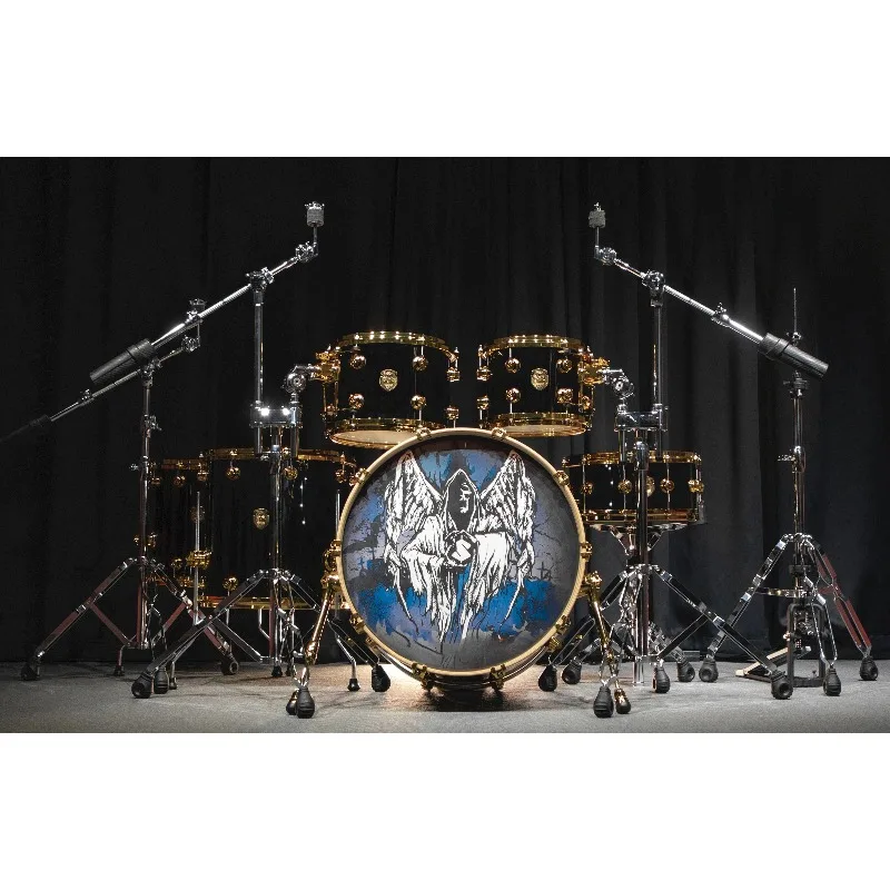 Factory Direct Glory Sound Black Devil 6  Drum Set | High - Quality Shells | Pro  Grade Sound