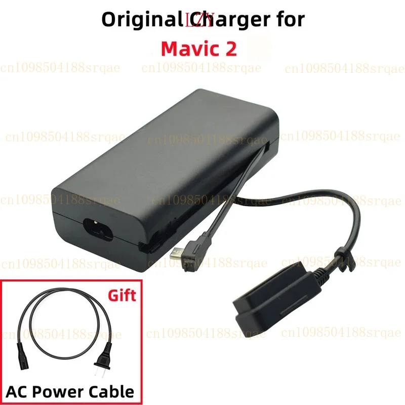

used Original for Mavic 2 Pro / Zoom Battery Charger with AC Power Cable For DJI Mavic 2 Series Drone Replacement Repair Parts