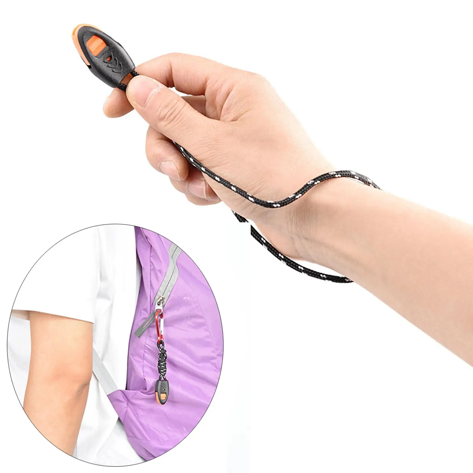 2x صافرة الطوارئ مع صفارة الدانتيل بقاء في صوت لقارب الصيد والتخييم والمشي لمسافات طويلة