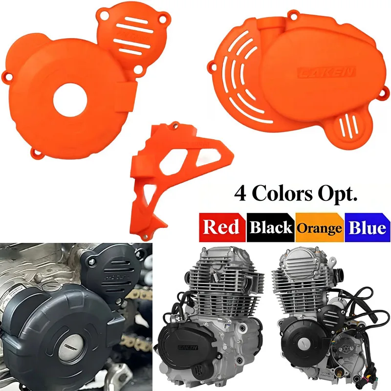 

Engine Protection Cover Clutch Guard Water Pump Ignition Protector Motorcycle Accessories For ZongShen CB250F ZS172FMM-3 KAYO T4