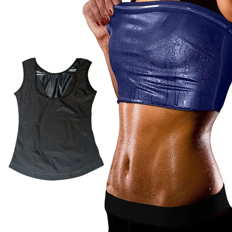 Men Neoprene Sweat Sauna Vest Body Shapers Vest Waist Trainer Slimming Tank Top Shapewear Corset Gym Underwear Women Fat Burn