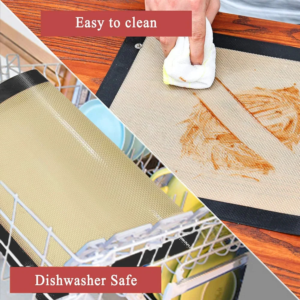 Anti-Leak Silicone Baking Mat  - Camping Cooking Mat 评论和价格