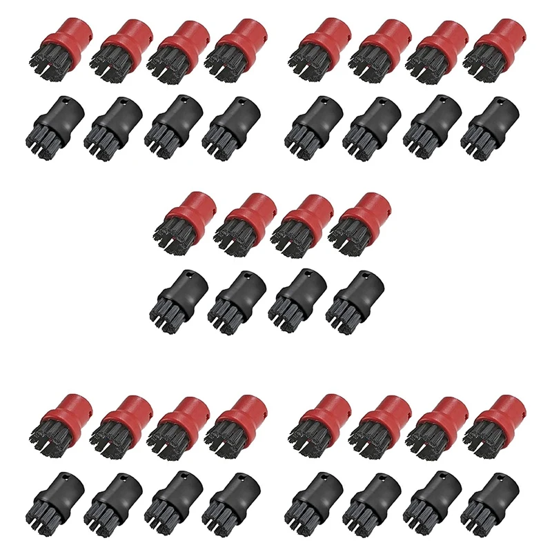 

X17A 2025 NEW-40 Pack Of Hand Tool Nozzle Bristle Brushes For Karcher SC1 SC2 SC3 SC4 SC5 SC7 Premium Steam Cleaner
