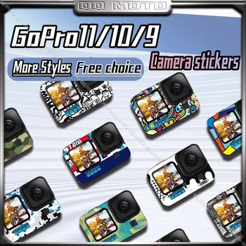 For GoPro Hero 9/10/11/12 Cameras Sticker Skin Protector Coat Anti-scratch Action Camera Wrap Cover Decals Accessorie Waterproof