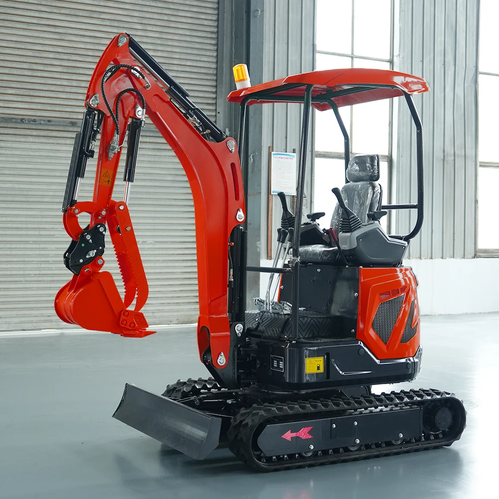 

China Hot Sale Mini Excavator Euro 5 CE EPA 1.8 Ton Strong Power Diesel Engine Micro Bagger Garden Compact Crawle Small Digger