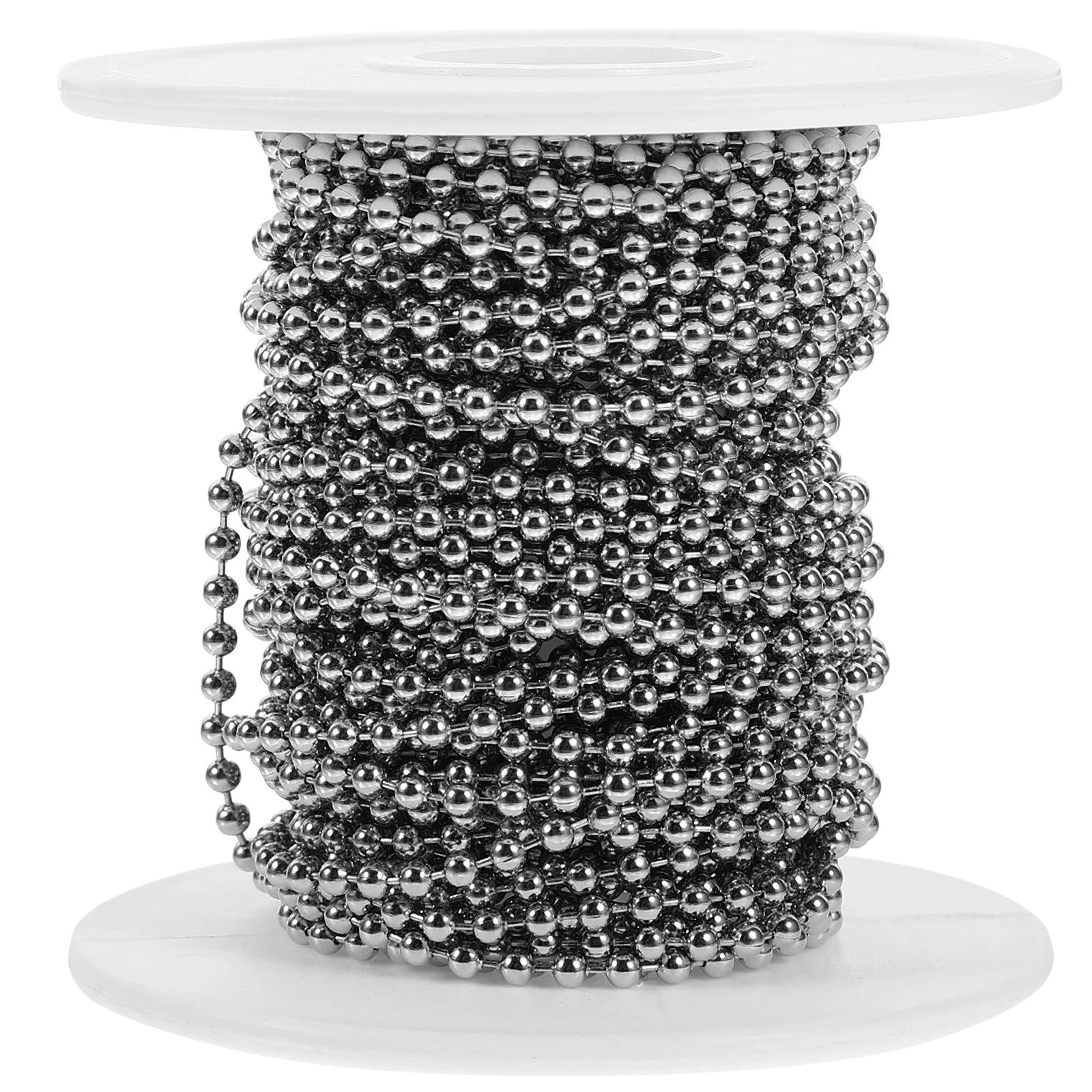 1 Roll 10 Meter Length Stainless Steel Ball Chain 24MM Diameter Metal Bead Chain for DIY Handicraft Decoration