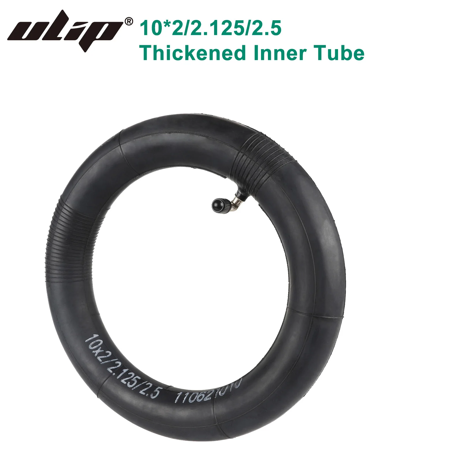 

ULIP 10*2/2.125/2.5 Thickened Inner Tube reinforced Butyl Rubber Inner Tube Fits 10x2.0 / 10x2.125 / 10x2.5 Electric Scooters