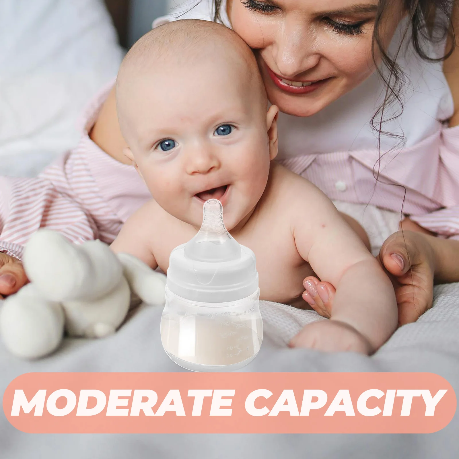 150 مللي زجاجة تخزين حليب الثدي واسعة الرقبة مانعة للتسرب مادة البولي بروبيلين المحمولة آمنة للرضاعة الطبيعية حاوية الحليب رعاية الطفل